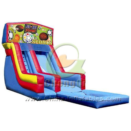 big inflatable slide